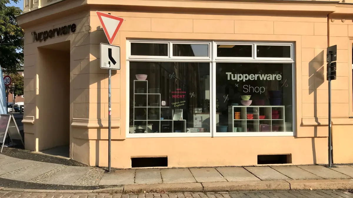 Der Tupperware-Shop in Cottbus