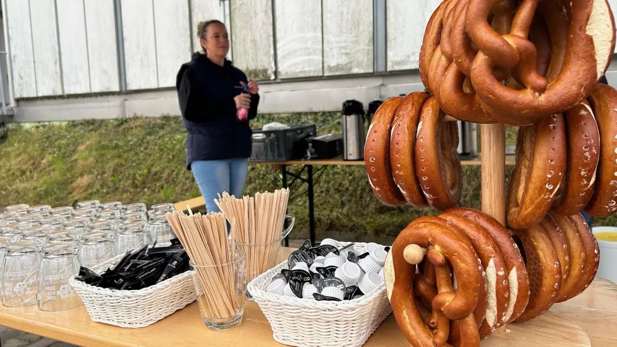 Für die Verpflegung beim Newscamp ist gesorgt