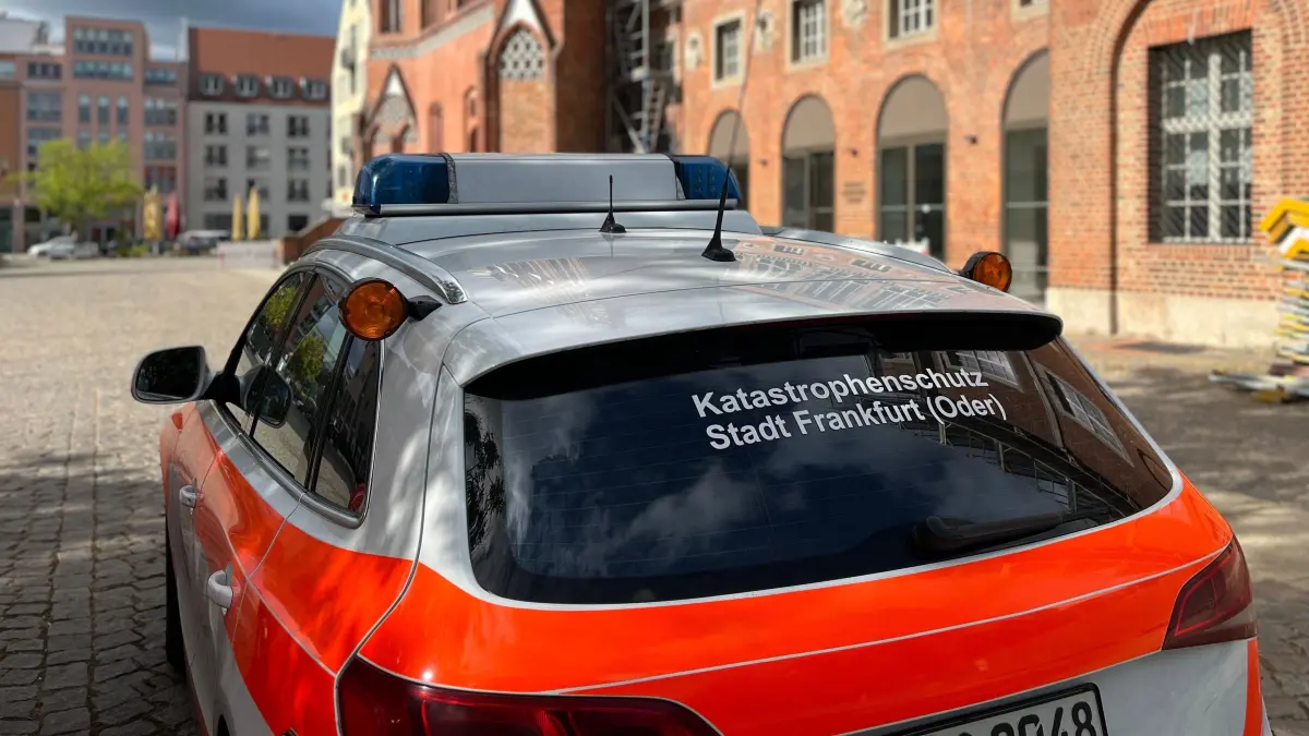 Fahrzeug vom Katastrophenschutz Frankfurt (Oder)