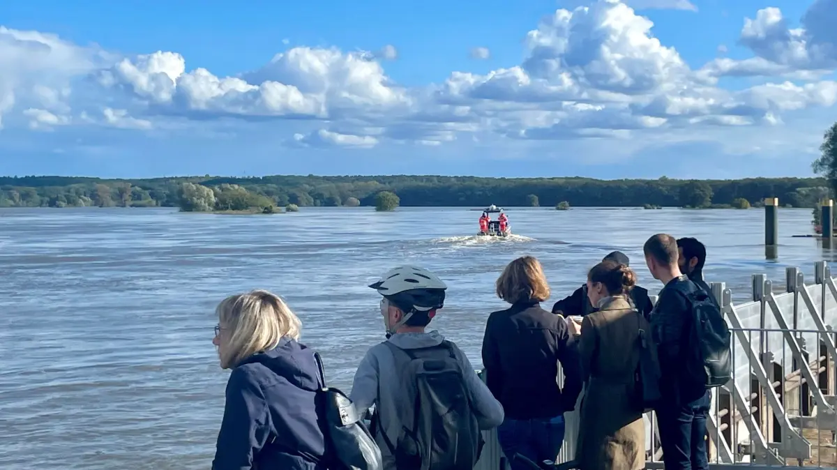 Weder am Samstag (28.9.) noch am Sonntag (29.9) strömten sonderlich viele Hochwassertouristen nach Frankfurt (Oder).