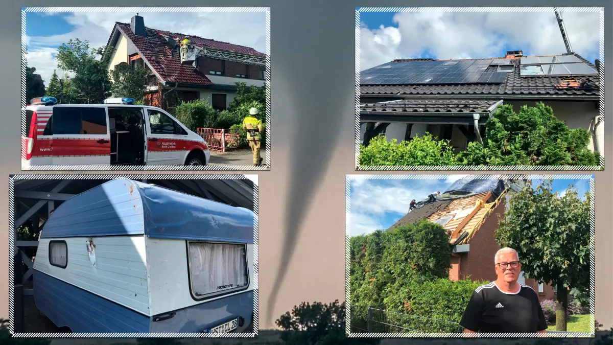 Tornado/Windhose in Cottbus-Sielow