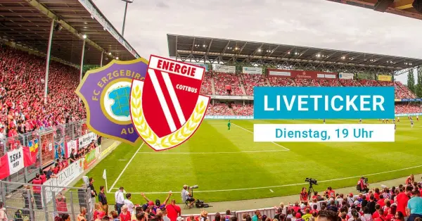 Energie Cottbus live FCE gegen Aue in der 3. Liga Liveticker, Infos