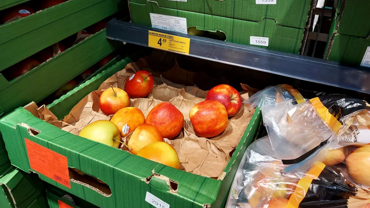 Obst und Gemüse sind in Gubin meist günstiger als in Guben. Hier lohnt ein Blick auf den Kilopreis.