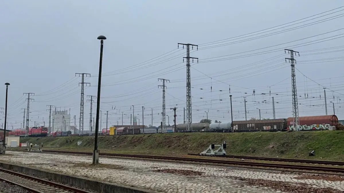 Zwei Männer klettern auf einen Güterzug auf dem Bahnhof Senftenberg und werden schwer verletzt.