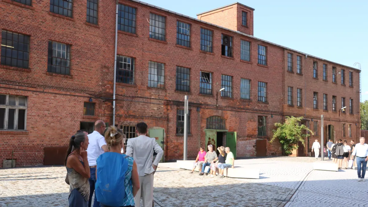 Die Alte Weberei der ehemaligen Schaefer'schen Tuchfabrik in Finsterwalde.
