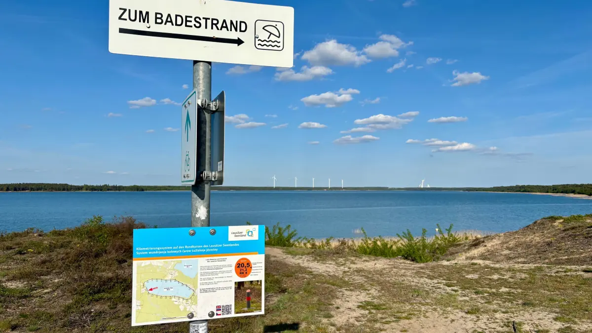 Der Weg zum Badestrand ist am Scheibe-See in diesem Jahr offiziell wieder ab Mitte Mai offen. Aber wann werden die Bauarbeiten am See starten?