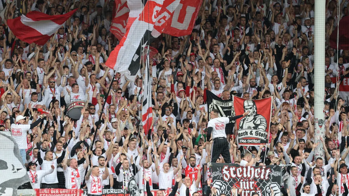 Fussball 3. Liga 2024/2025 FC Energie Cottbus - FC Ingolstadt 04: Energiefans