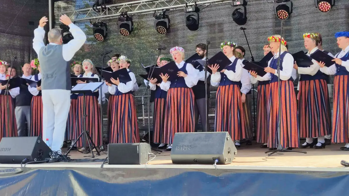Besonders der Gastchor aus Salaspils in Lettland sorgte für große Begeisterung beim Publikum.