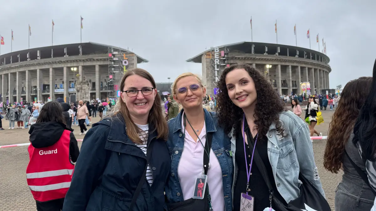 Christine, Diana und Andrea beim Lollapalooza Festival in Berlin