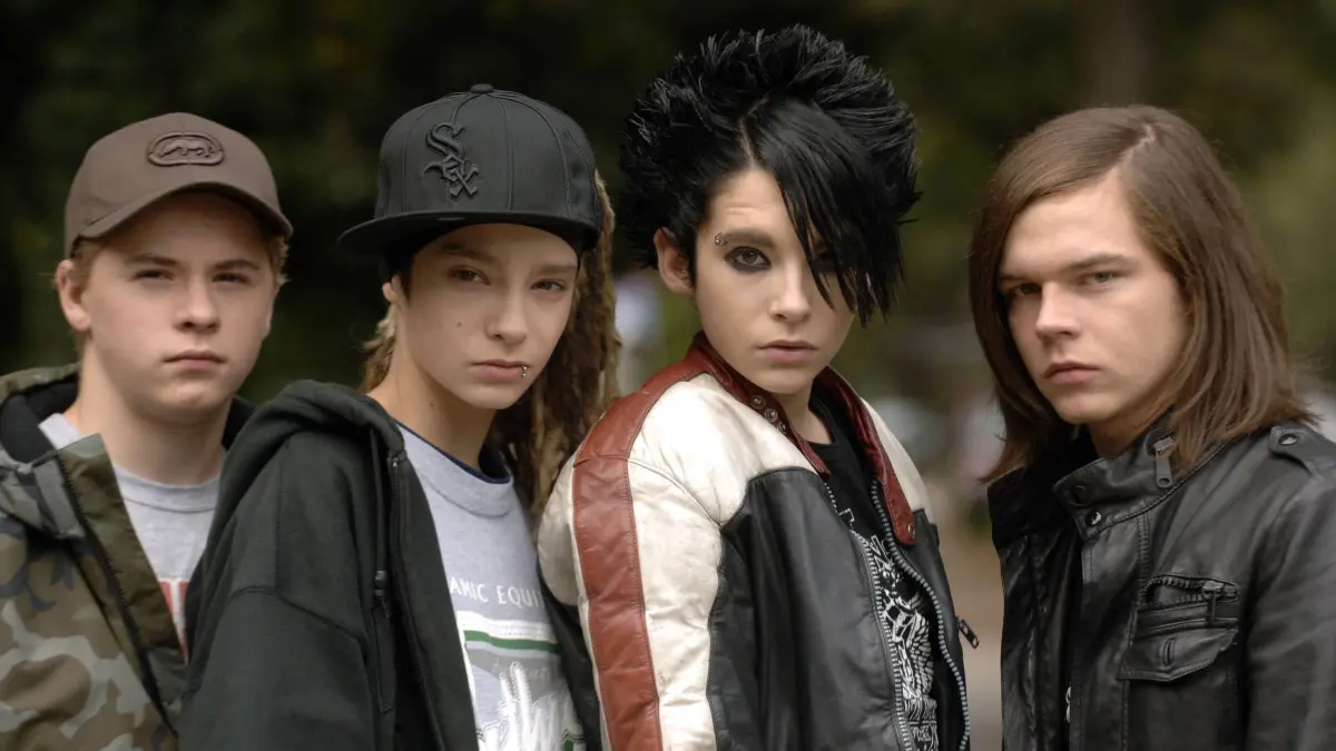 Wie die Zeit vergeht: Gustav (l-r), Tom, Bill und Georg im Jahr 2005. "Durch den Monsun" von Tokio Hotel war da gerade auf der Song der Stunde.
