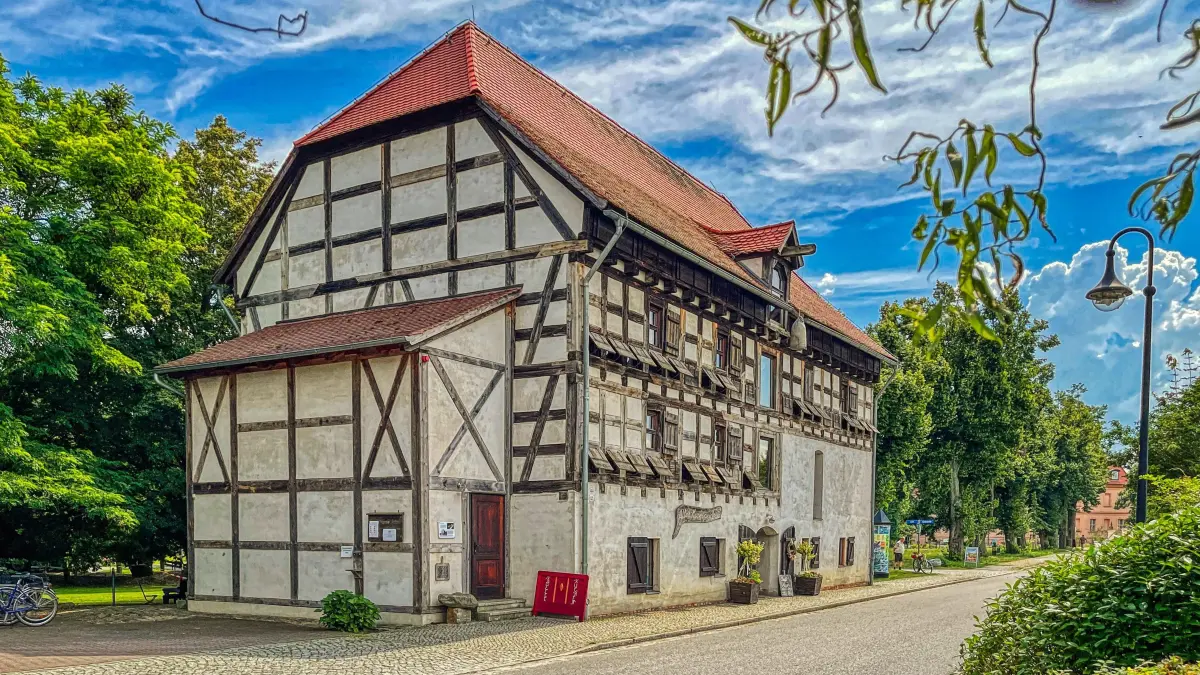 Der Kornspeicher in Straupitz.