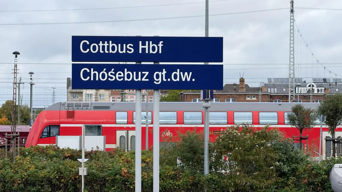 Symbolfoto Bahnhof Cot Okt 2025: Symbolfoto Hauptbahnhof Cottbus