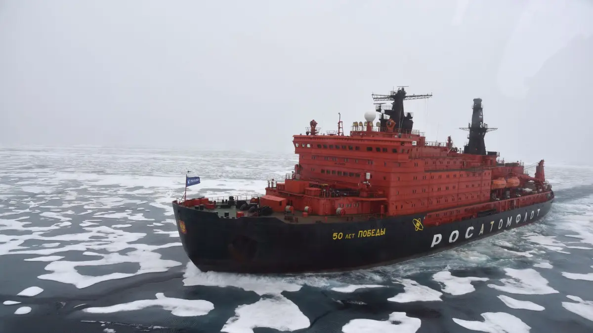 Russischer Atomeisbrecher „50 Let Pobedy“