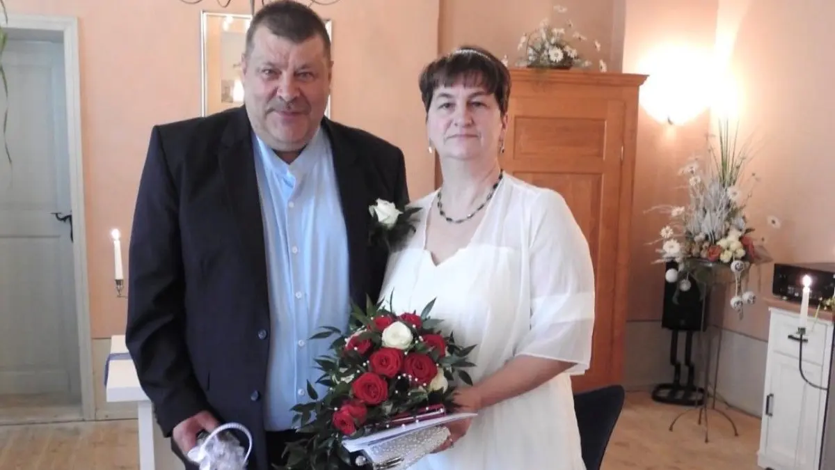 Frank Rehbein und Doreen Hahn geben sich nach 30 Jahren das Jawort in Zehdenick