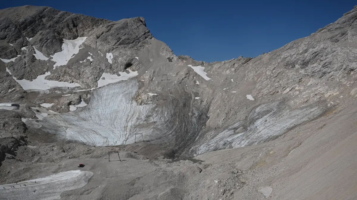 Der Schneefernerkopf in Bayern landet auf Platz 3 der größten Berge Deutschlands.