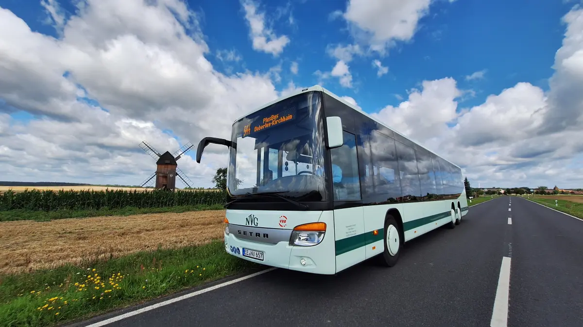 Der PlusBus 544 wird mit dem Fahrplanwechsel im Dezember 2025 am Wochenende nicht mehr zwischen Schlieben und Doberlug-Kirchhain anzutreffen sein.