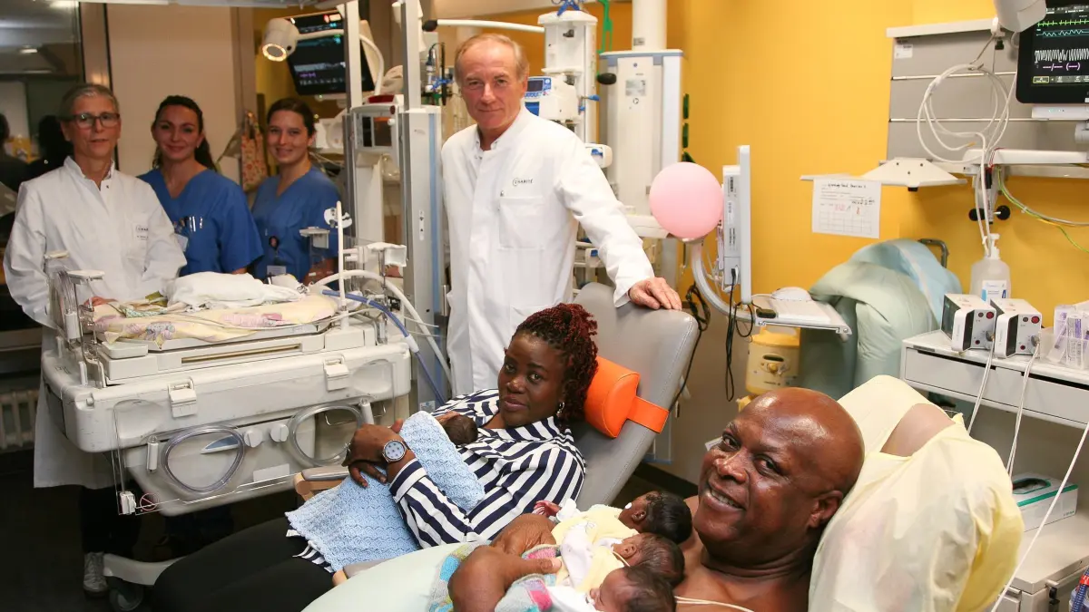 Birth at the Charité: Quintuplets born in Berlin
