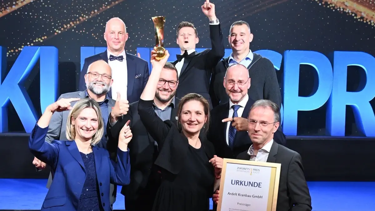Zukunftspreis 2025, Kranbau Ardelt