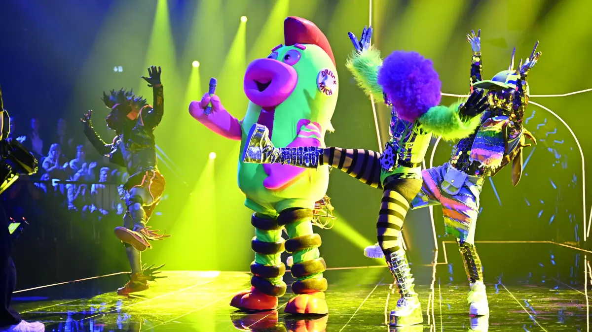 In der dritten Folge von „The Masked Singer“ musste Quietsch seine Maske abnehmen.
