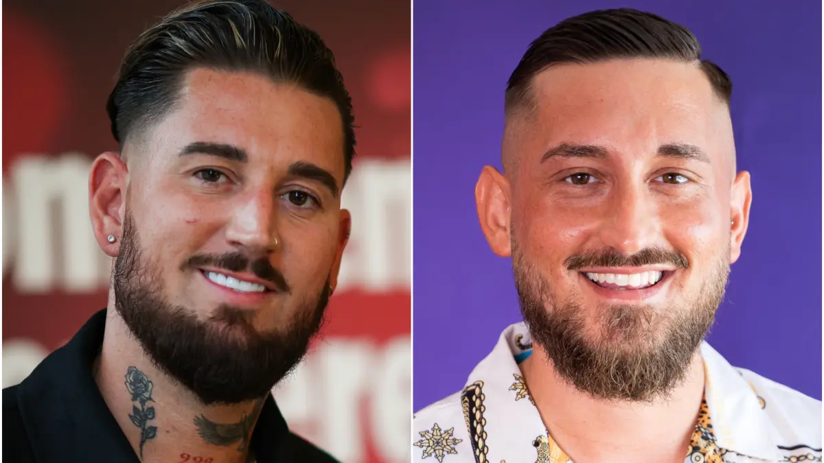 Die Ähnlichkeit zwischen Mike Heiter (l.) und „Make Love, Fake Love“-Kandidat Alex Z. ist nicht zu übersehen.