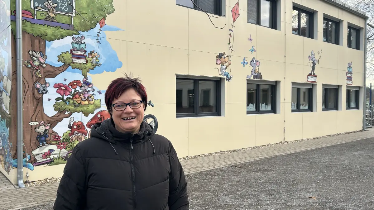 Kirstin Naupold ist Kitaleiterin in Massen bei Finsterwalde. Seit Jahren hat sich hier das Konzept bewährt, wodurch Vorschüler früh an die Schule gewöhnt werden.