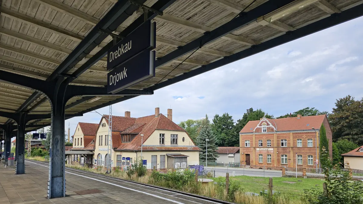 Bahnhof Drebkau - Bahnsteig soll barrierefrei werden