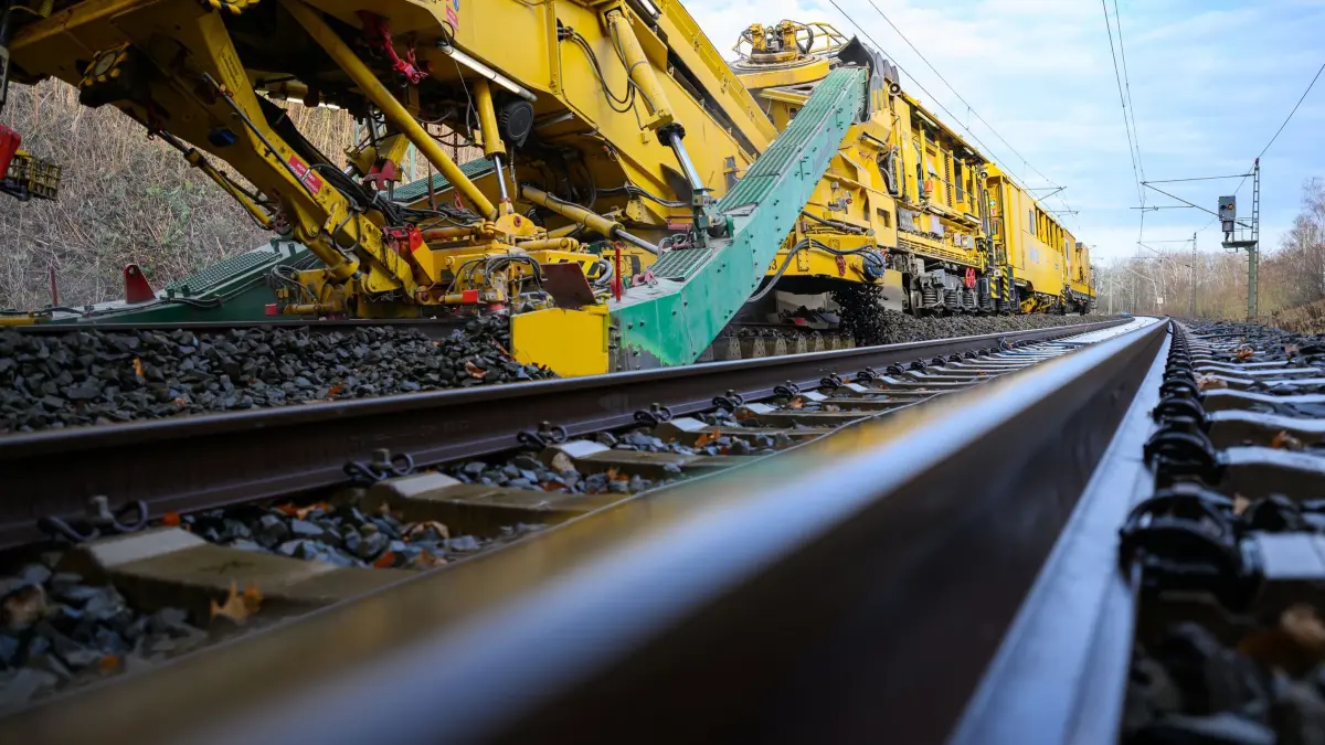 Bauarbeiten an der Anhalter Bahn