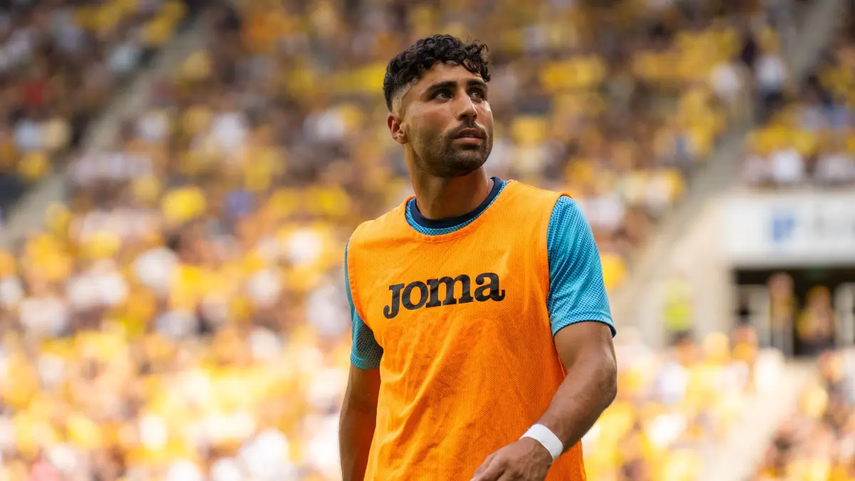 Nader El-Jindaoui (TSG Hoffenheim II, #30)
Alemannia Aachen vs. TSG Hoffenheim II, Fussball, 3. Liga, 2. Spieltag, Saison 2025/2026, 09.08.2025
DFB REGULATIONS PROHIBIT ANY USE OF PHOTOGRAPHS AS IMAGE SEQUENCES AND/OR QUASI-VIDEO
Foto: Eibner-Pressefoto/ J. Derondeau