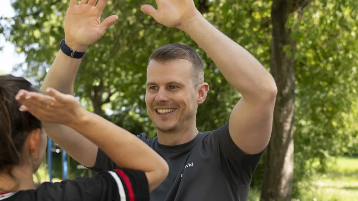 Training an der frischen Luft ist für David Goldmann ein wichtiger Baustein, um neue Energie zu tanken.