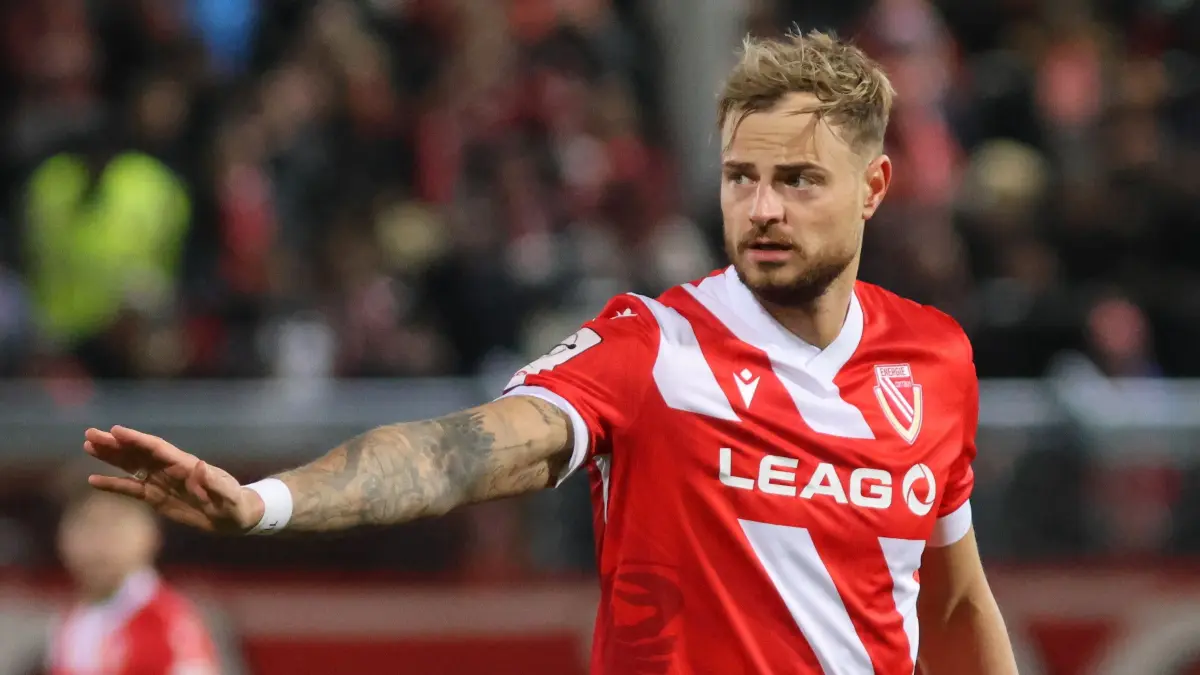 Fussball 3. Liga 2025/2026 FC Energie Cottbus - SSV Jahn Regensburg: 7 Timmy Thiele (Energie Cottbus)