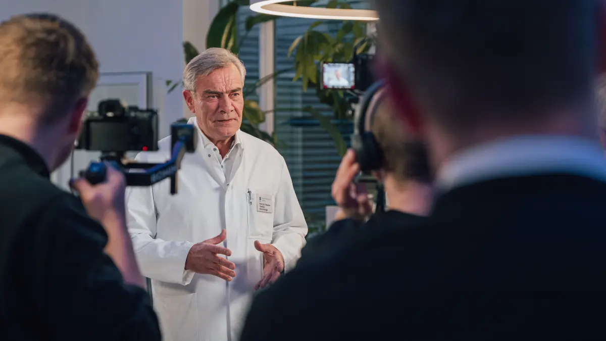 Prof. Dr. Dirk Fritzsche, Ärztlicher Direktor und Chefarzt der Herzchirurgie spricht über die Bedeutung des Herzzentrums.