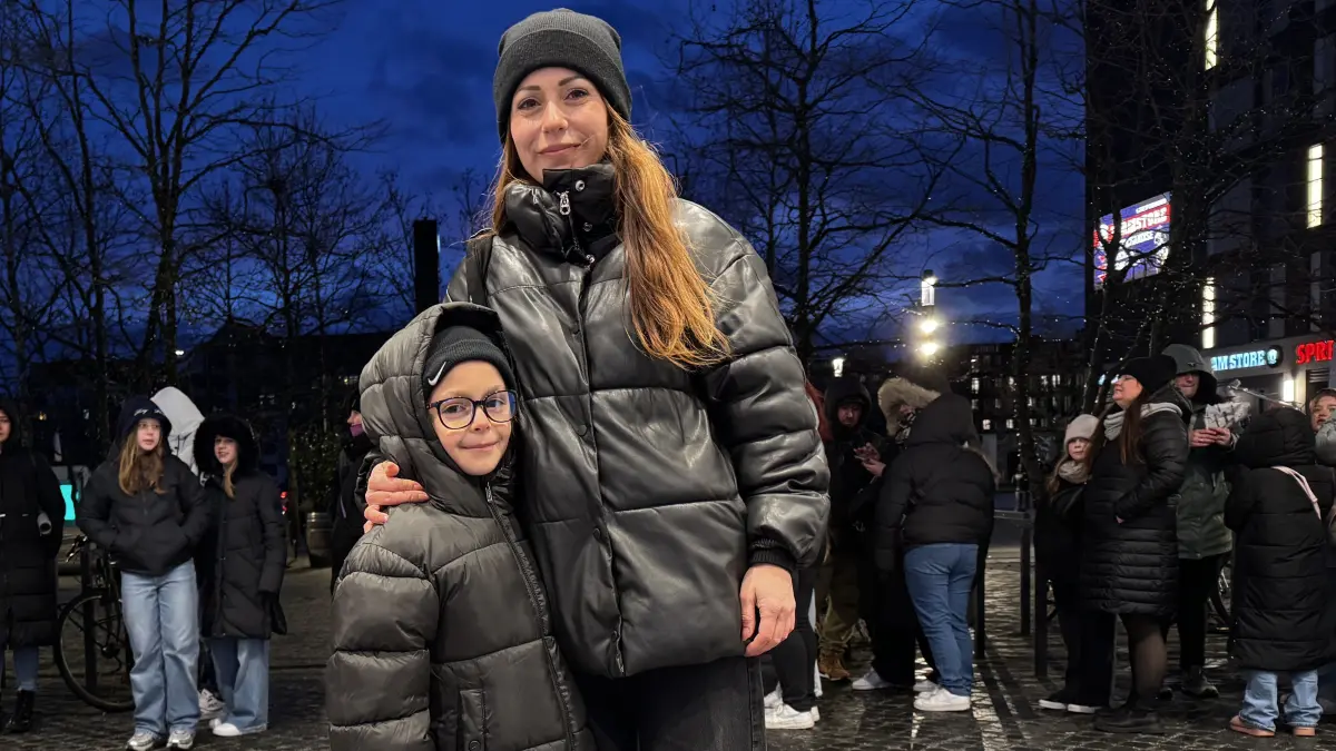 Sohn Devin und Mama Sibel sind für das Konzert extra aus Österreich angereist.