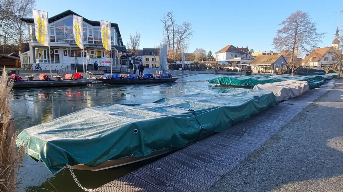 Beschaulichkeit am Großen Spreewaldhafen in Lübbenau. Das soll sich ab Ende Januar ändern – zumindest an den Wochenenden.