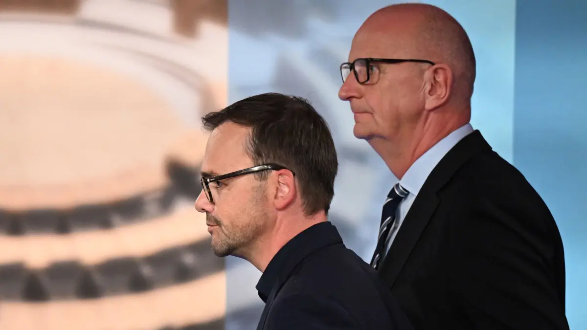Jan Redmann und Dietmar Woidke