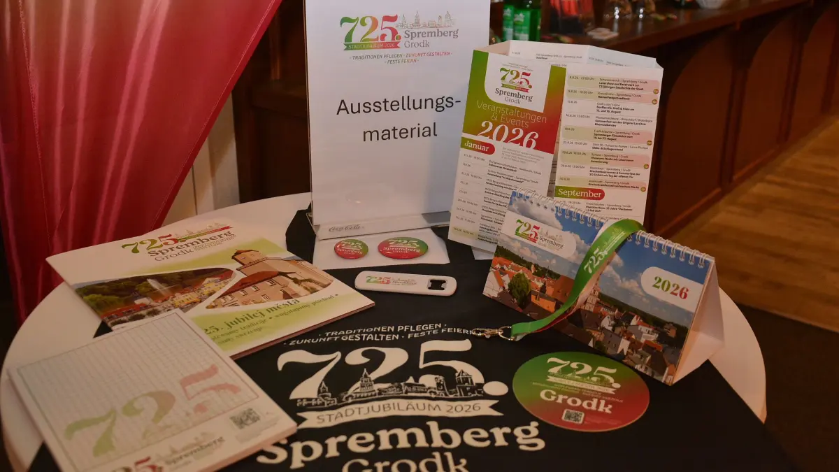 Spremberg feiert die Ersterwähnung der Stadt vor 725 Jahren. Das Jahresprogramm kann sich sehen lassen.