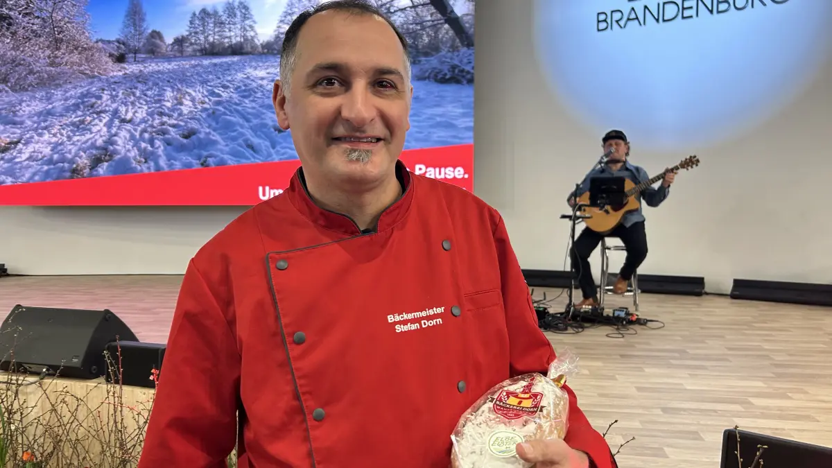 Der Apfelstollen der Bäckerei Dorn bekam eine hohe Auszeichnung.