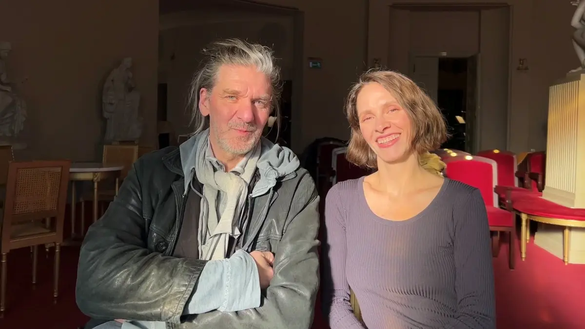 Eingespieltes Team: Komponist Helmut Oehring und Hauptdarstellerin Kassandra Wedel arbeiten nicht zum ersten Mal zusammen.