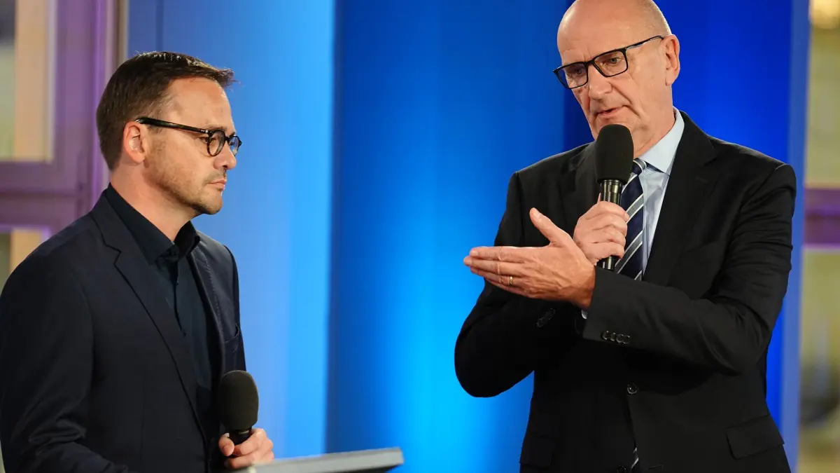 Brandenburgs CDU-Chef Redmann und SPD-Ministerpräsident Woidke