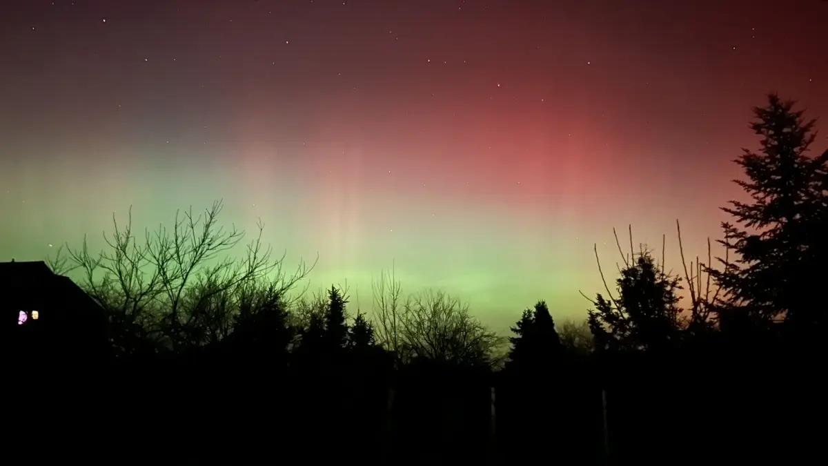 Die Polarlichter sind auch in Uebigau-Wahrenbrück in Elbe-Elster zu sehen.