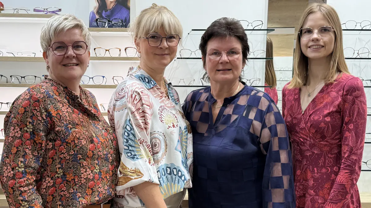 Das Team von Augenoptik Kossack: Silke Toberna, Sabine Kossack, Grit Netzker-Pohl und Denise Raschemann (v.l.n.r.).