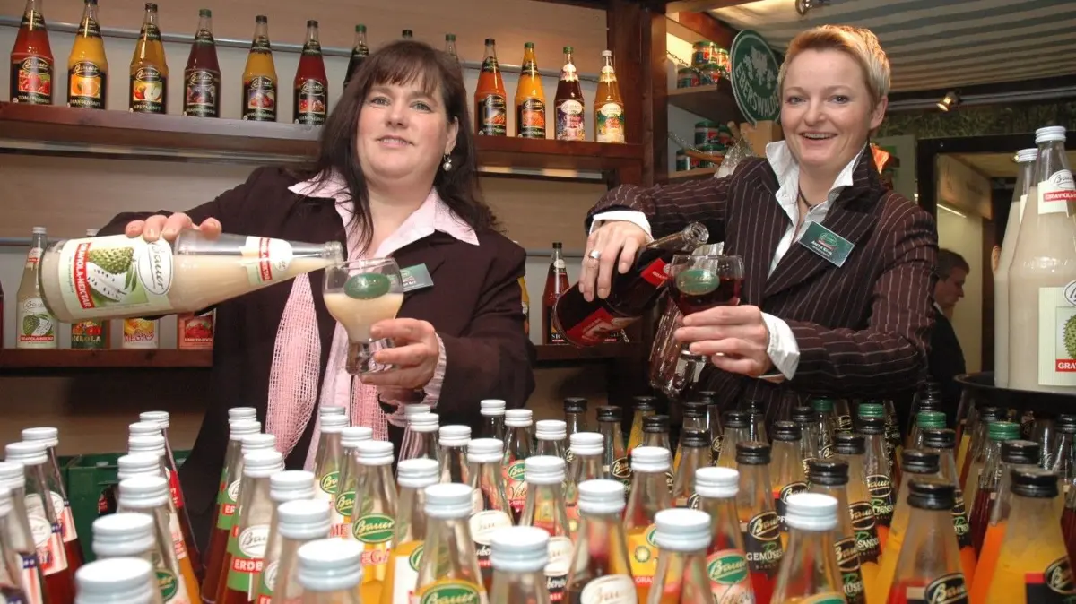 Grüne Woche: Bauer Fruchtsaft