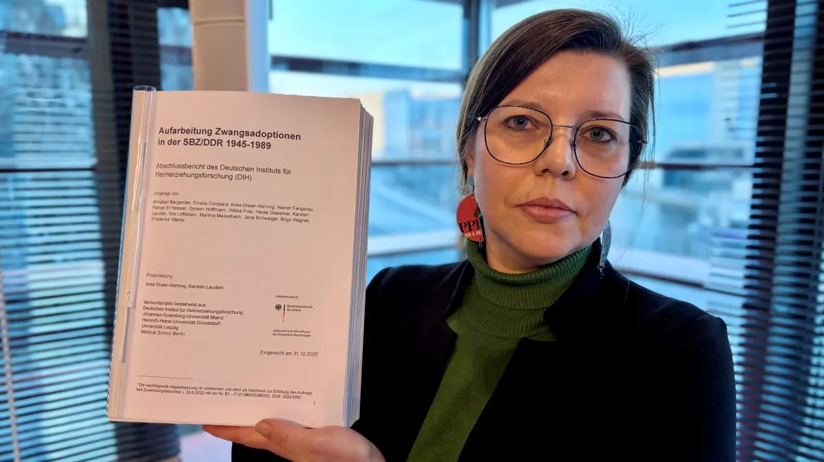 700 Seiten Studie zu Zwangsadoptionen in der DDR - Mitautorin Professor Dr. Anke Dreier-Horning vom Deutschen Institut für Heimerziehungsforschung