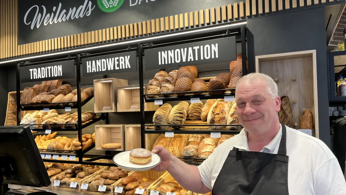 Weilands Backstube in Cottbus setzt auf Klassiker, was die Pfannkuchen betrifft.
