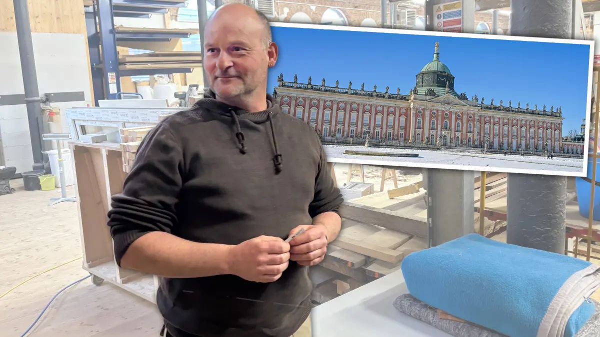 Fotomontage Matthias Baum neues Palais Sanssouci