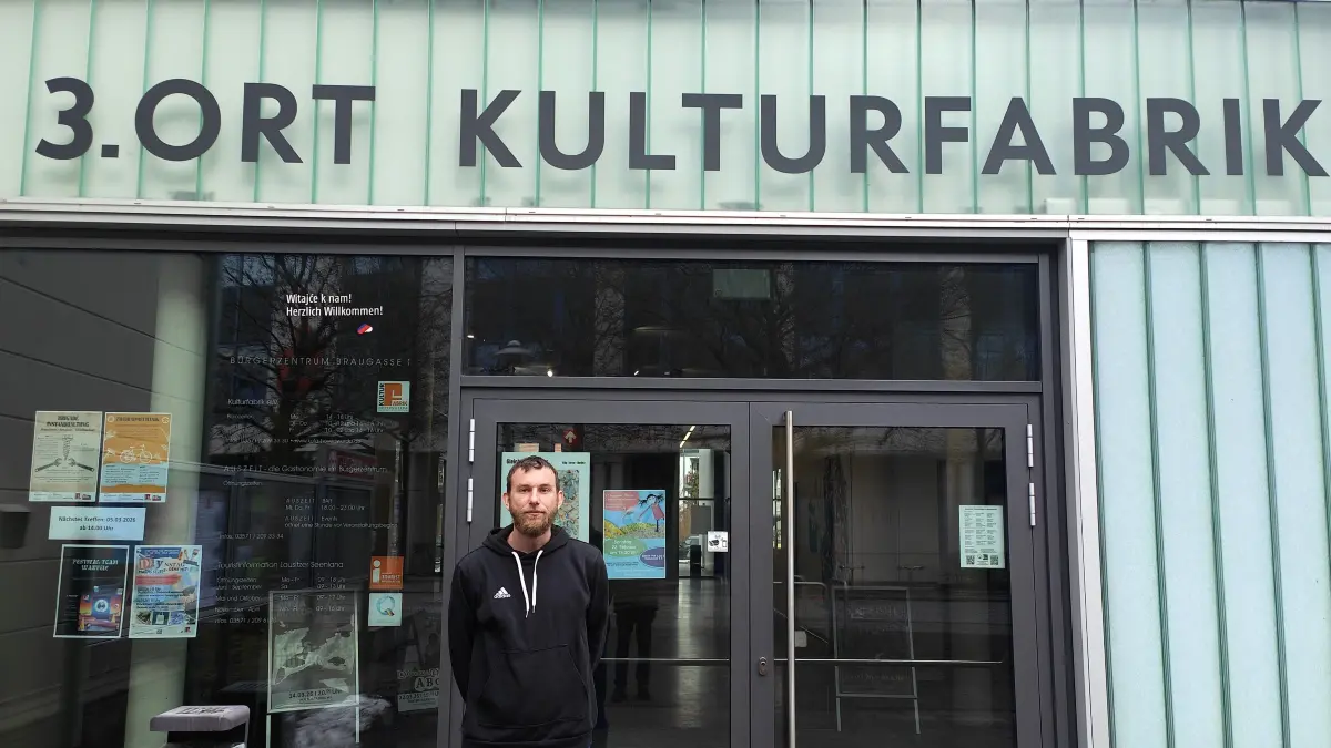 Toni Züchner von der Kulturfabrik Hoyerswerda will mehr Freiwillige für Projekte in der Stadt und dem Landkreis Bautzen gewinnen.
