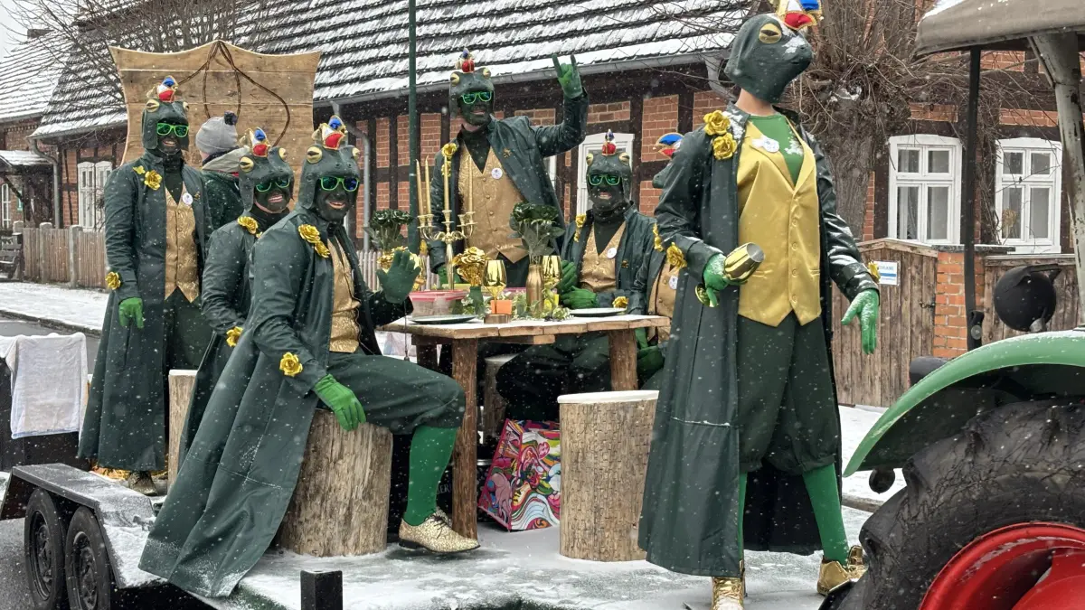 Rosenmontagsumzug zur 130. Schlepziger Fastnacht 2026.
