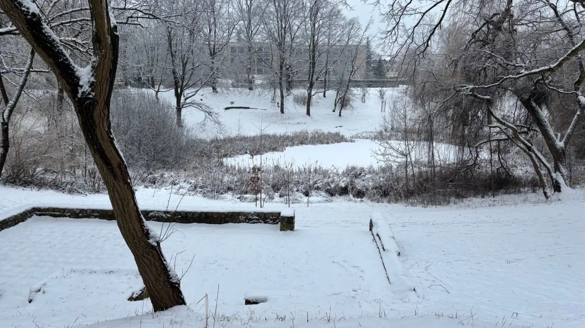 Der Winter verdeckt mit seinem Schnee den Käseteich am Braunsteichweg mit all seinen Unzulänglichkeiten. Schon lange soll das Areal in Weißwasser ertüchtigt werden. Doch das Projekt hat einen schweren Stand.