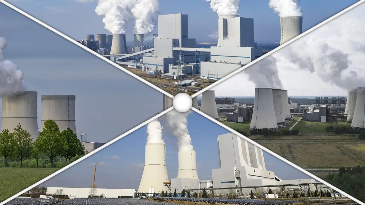 50 Jahre Kraftwerk Boxberg: So sieht es heute aus der Vogelperspektive aus.