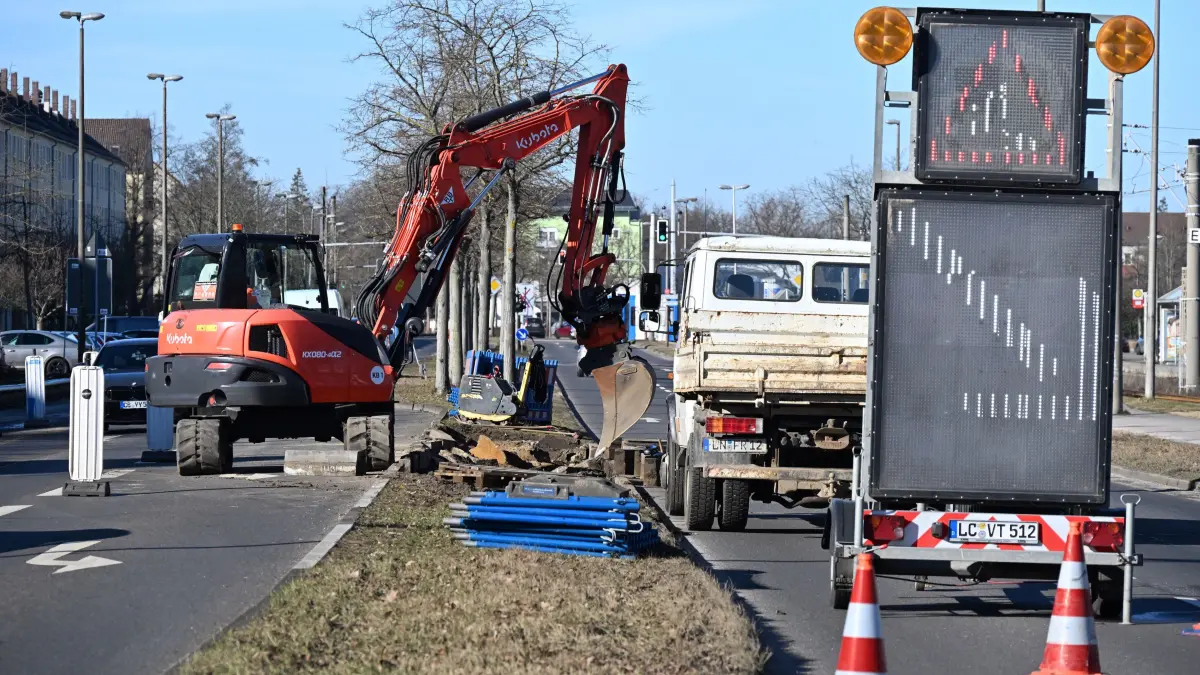 Baustelle Nordring : Baustelle Nordring Nähe TKC Einkaufs Center