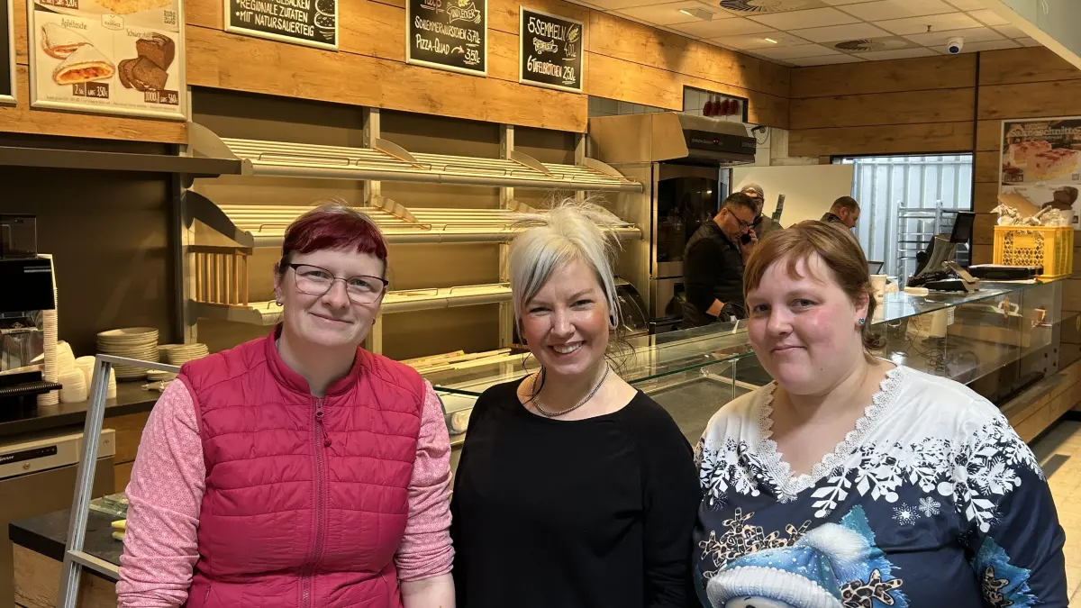 Bettina Wendler, Sina Weik und Shirley Heinze begleiten den Umbau von Sternenbäck zu Raddatz.